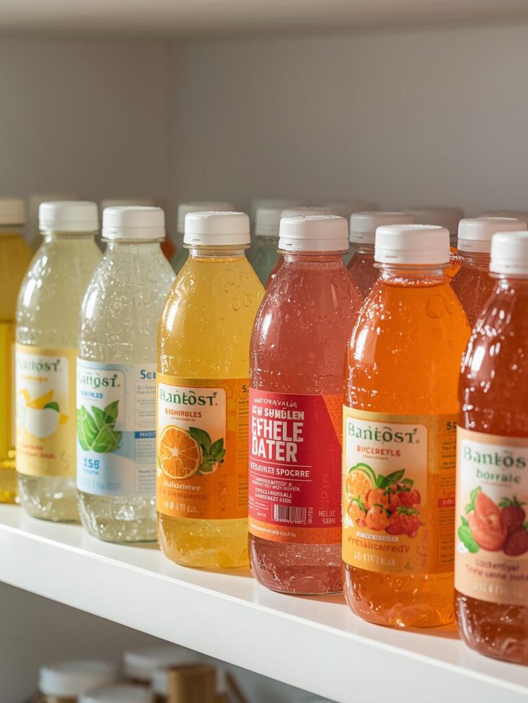 Bottled and flavored water