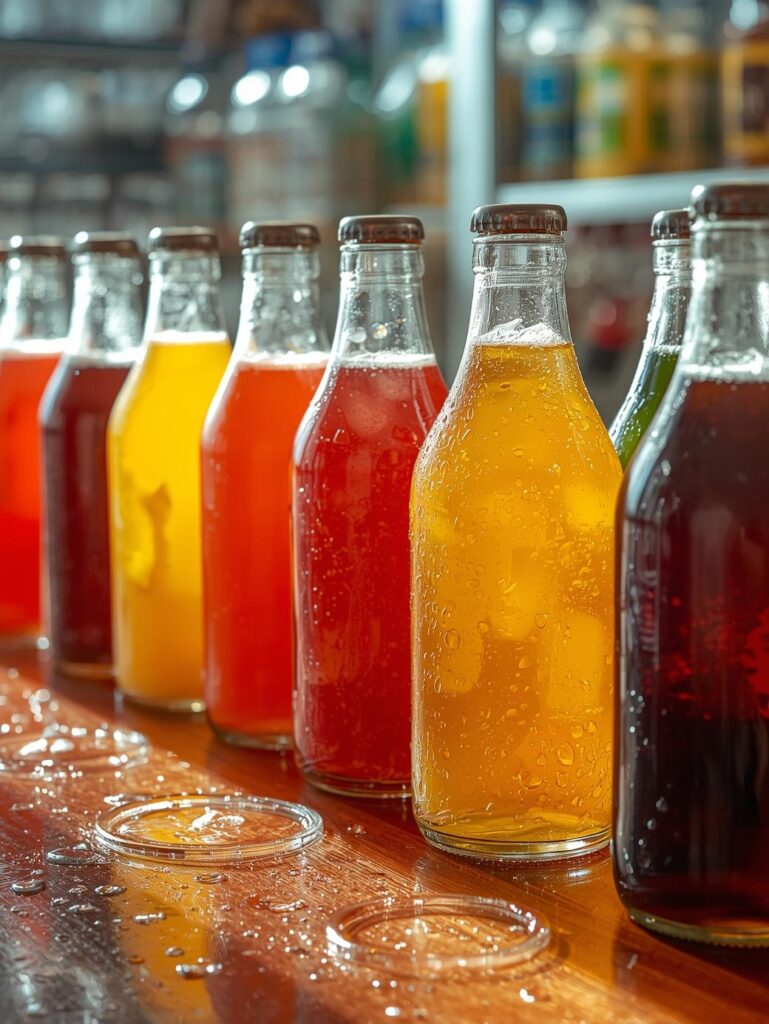 Fountain sodas and soft drinks