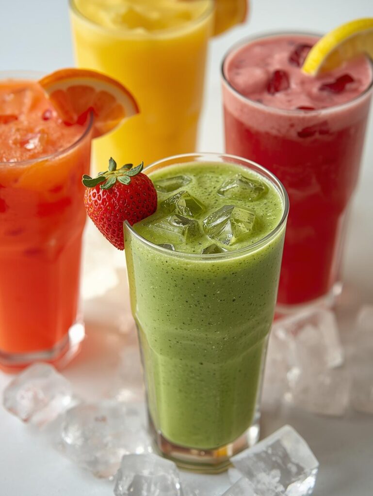 Smoothies and frozen drinks