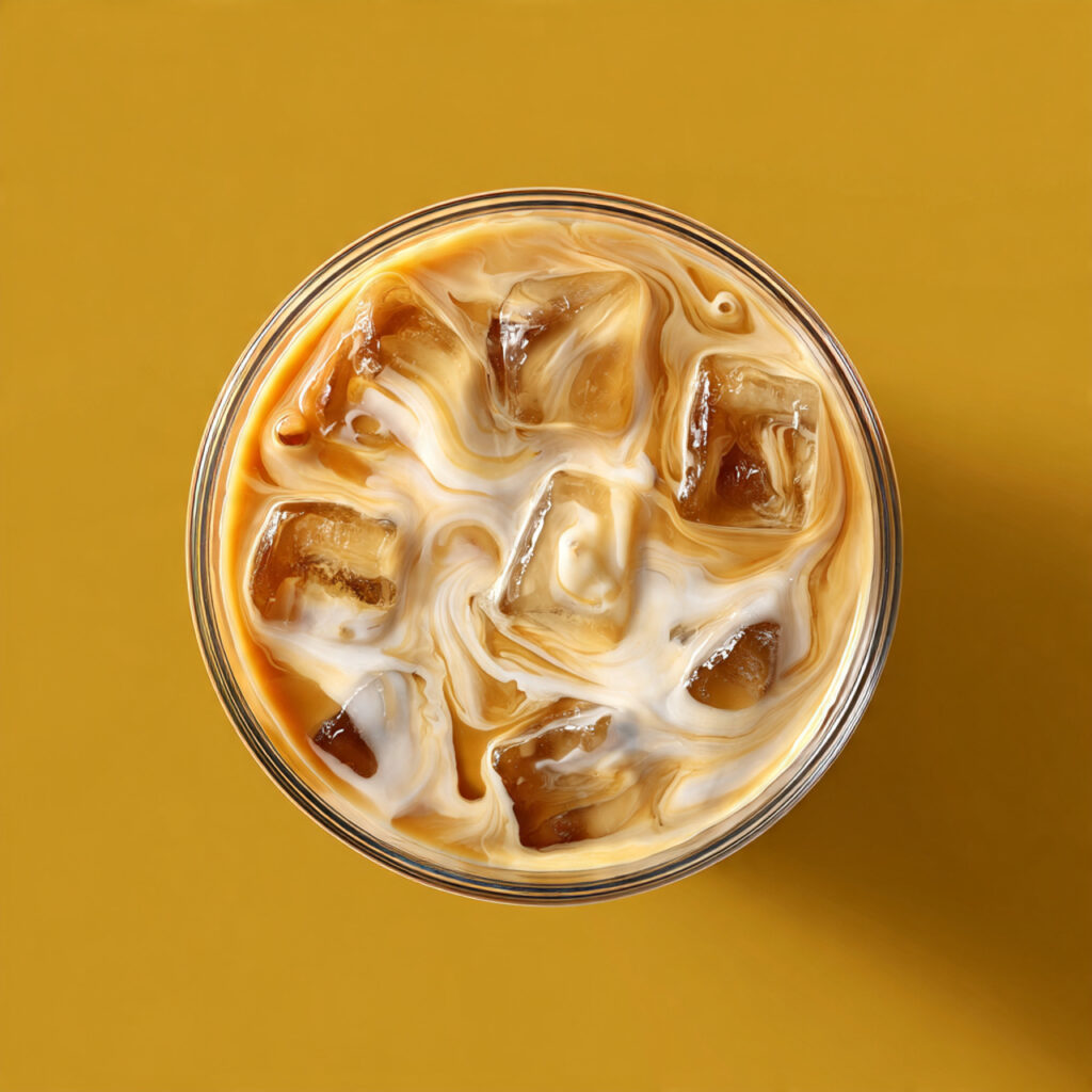 caramel iced latte