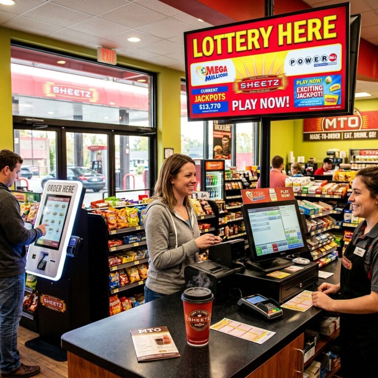 does sheetz sell lottery tickets